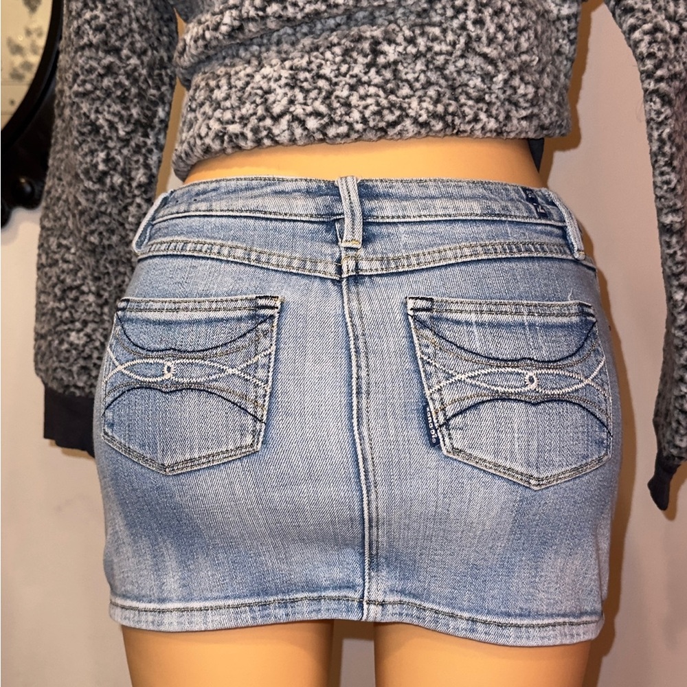 SOLD EUC ZANA DI MINI SKIRT JEAN BLUE SKY SIZE 5 - Picture 2 of 6